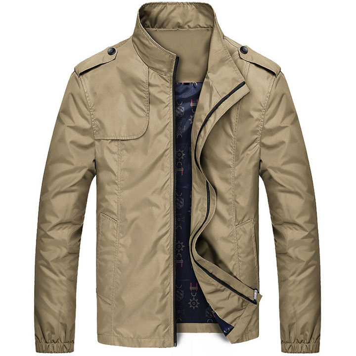 Stilvolle Herren-Sommerjacke mit Stehkragen