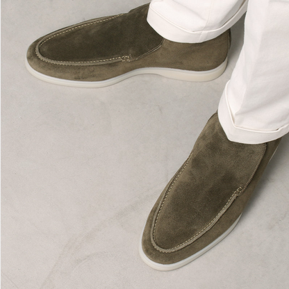 Eleganter Herren-Loafer aus Kalbswildleder