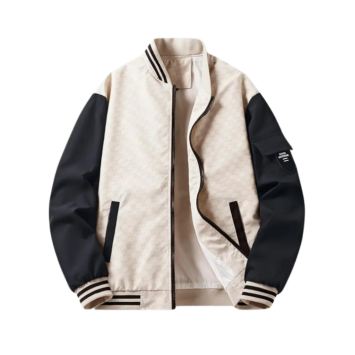 Lässige Slim-Fit Baseballjacke für Herren