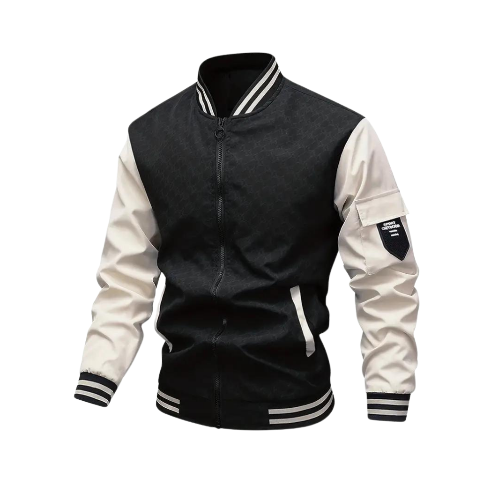 Lässige Slim-Fit Baseballjacke für Herren