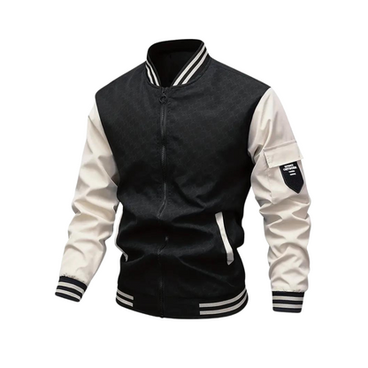 Lässige Slim-Fit Baseballjacke für Herren
