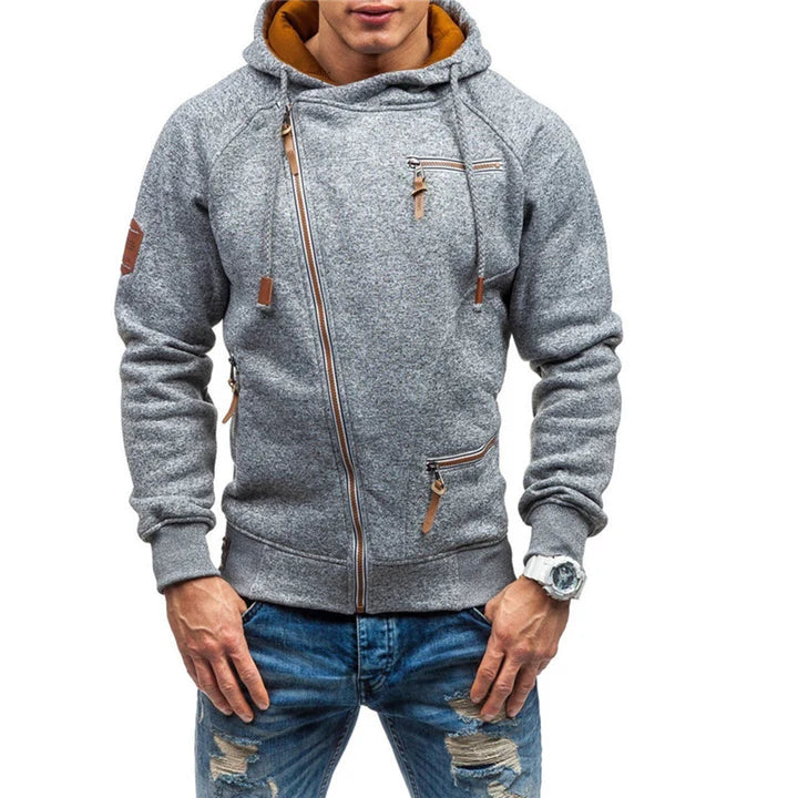 Casual Herren-Fleece-Hoodie mit Taschen