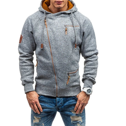 Lässiger Fleece-Hoodie mit Taschen für Herren