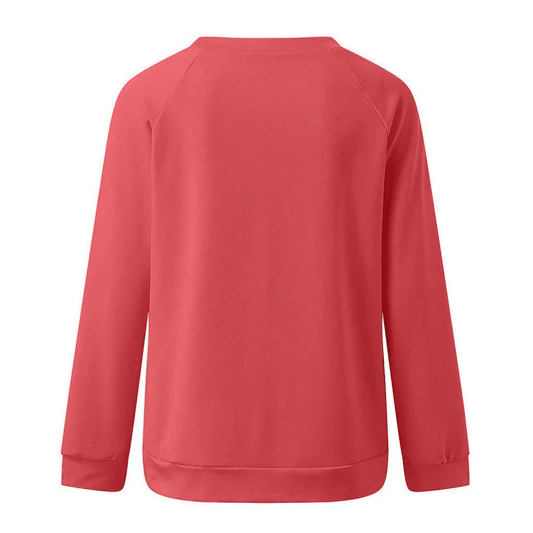 Elegantes Damen-Sweatshirt mit "Just Breathe"-Print