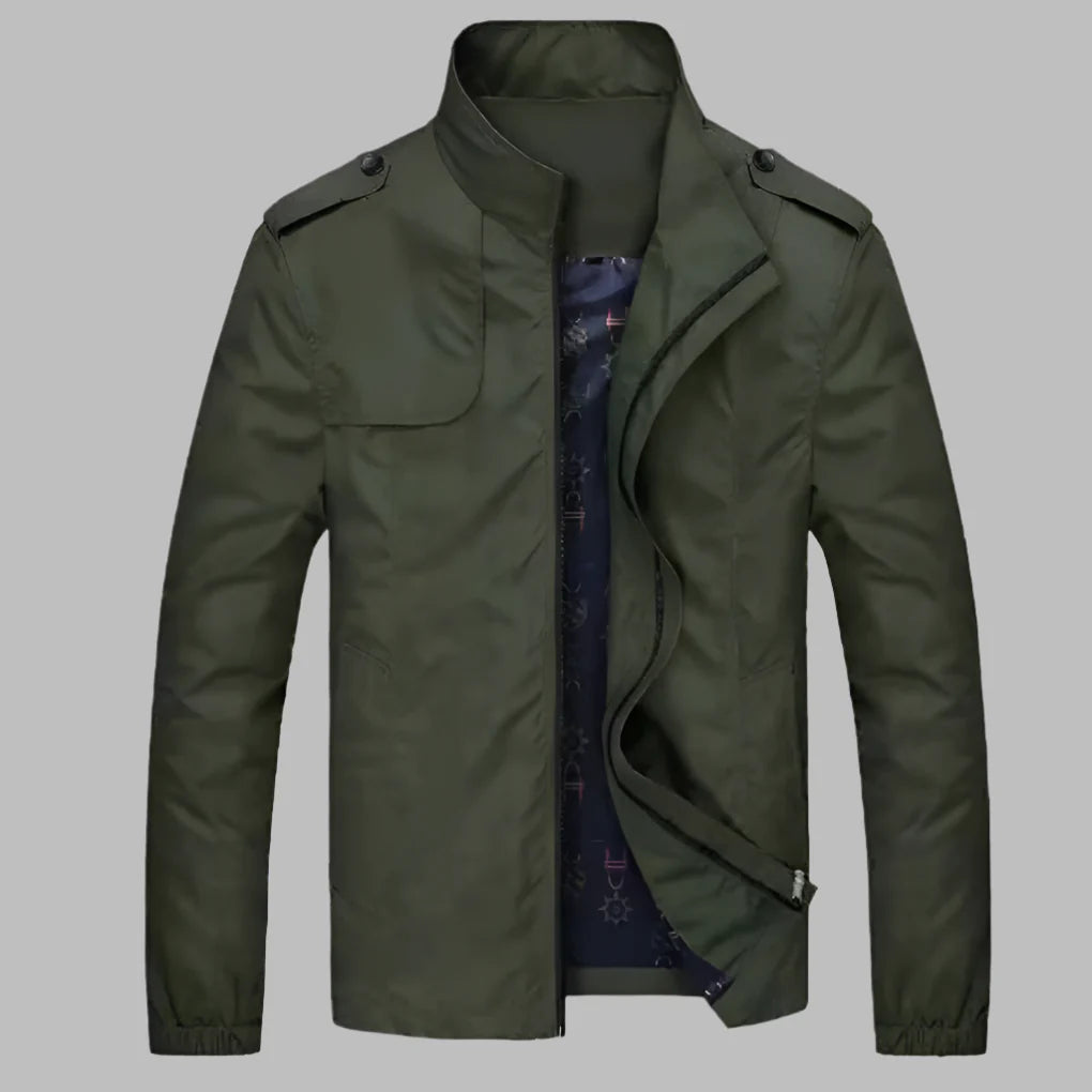 Herren-Alltagsjacke mit Reißverschluss