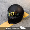 Motorcycle helmet – DOT and ECE approved, timeless look