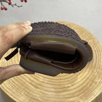 Lederen Vintage Indian Style Sandalen für Damen