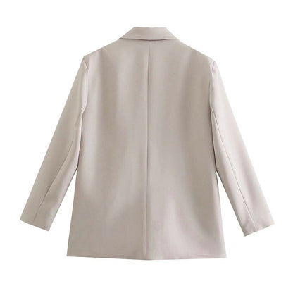 Elegante Double-Breasted Blazer voor Dames