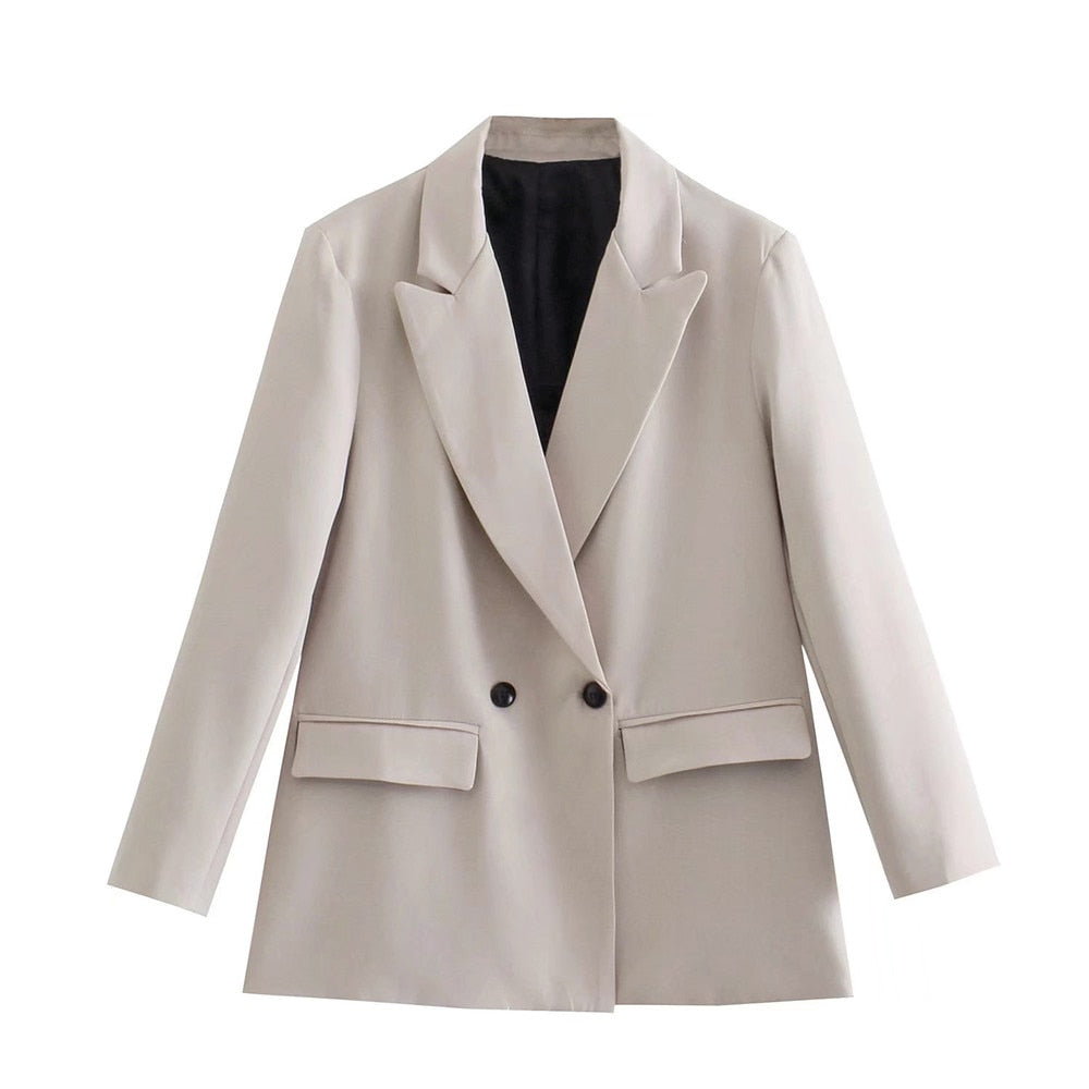 Elegante Double-Breasted Blazer voor Dames