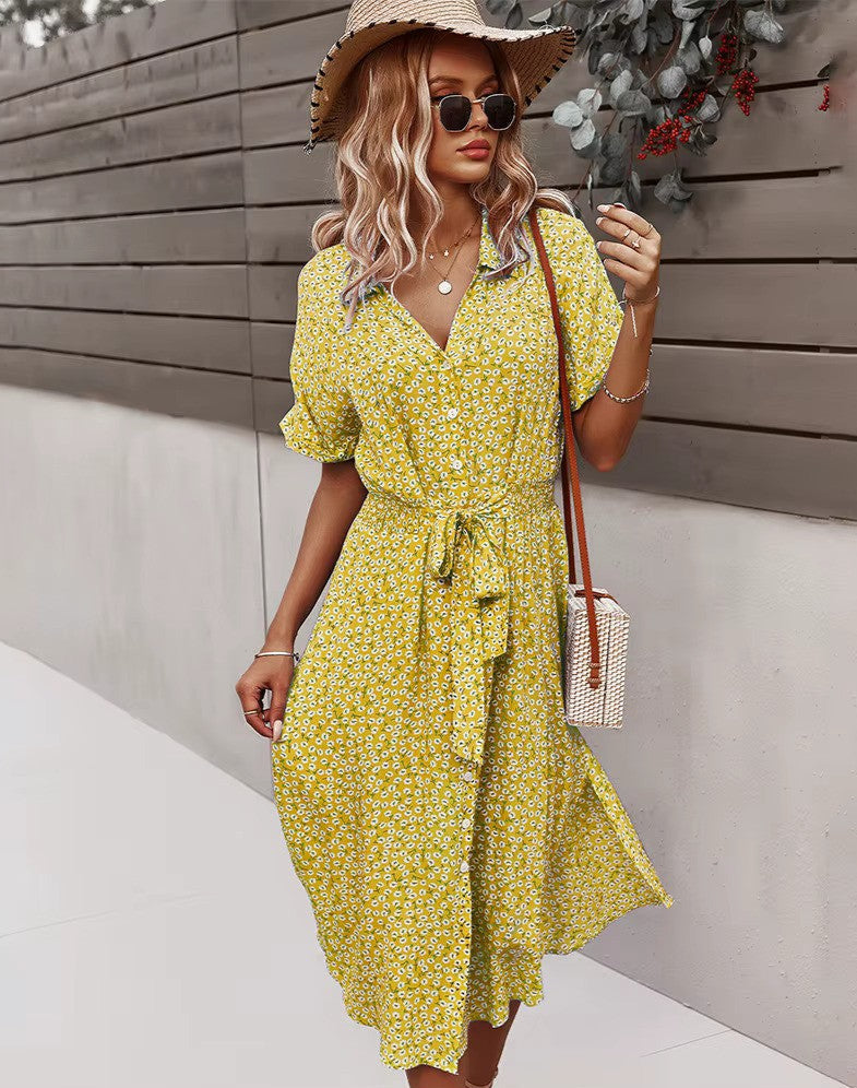 Luftige Maxi-Jurk mit Blumenprint und Bohemian Flair