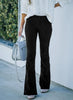 High-Waisted Chic Cargo-Hose mit Flared-Bein