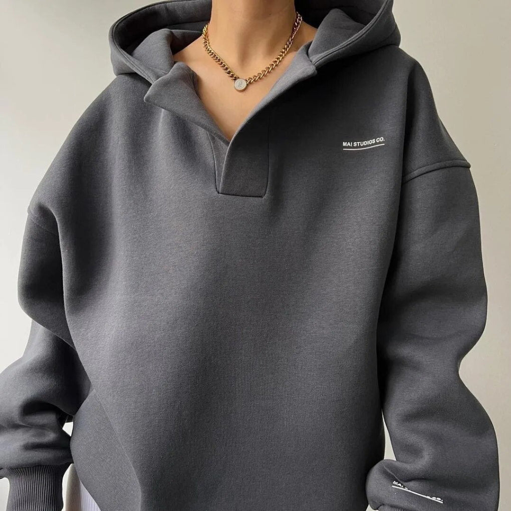 Moderner Damen Winter Hoodie