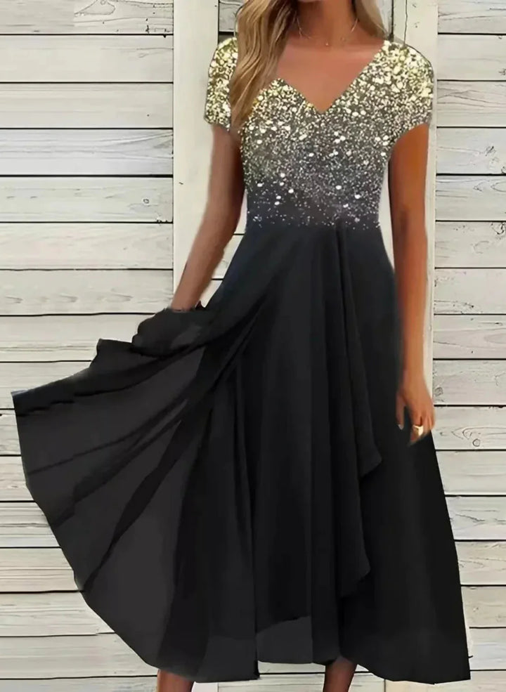 Luftiges Sommerkleid mit Vintage-Print