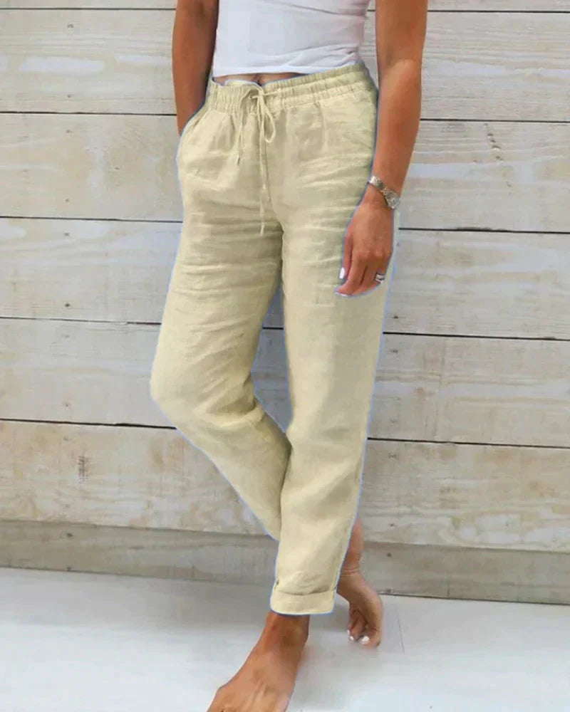 Lässige Leinenhosen für Damen