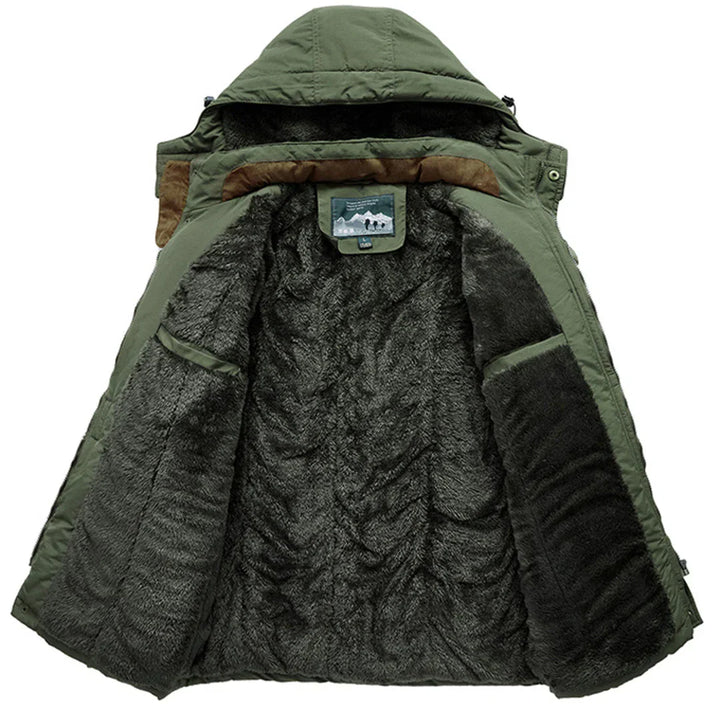 Stylischer Wintermantel mit Kapuze für Herren