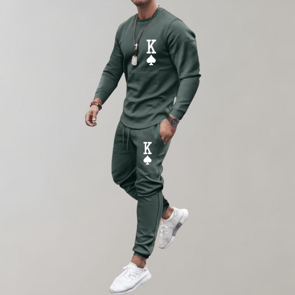 Casual Komfortables Herren-Trainingsset