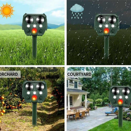 Ultralydsavskrekkende middel mot katter, hunder, rever og rotter