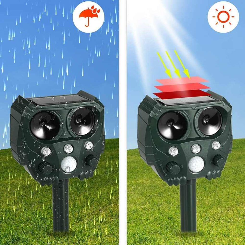 Ultralydsavskrekkende middel mot katter, hunder, rever og rotter