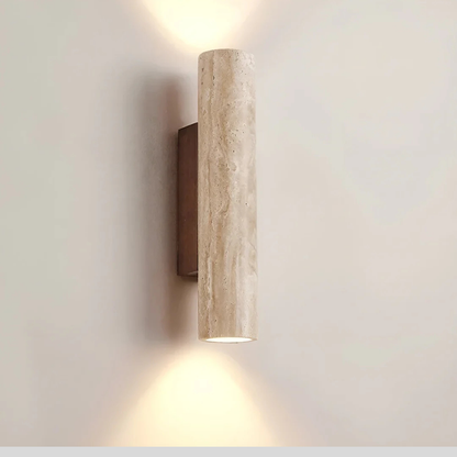 Wandleuchte – Beleuchtung im Travertin-Stil