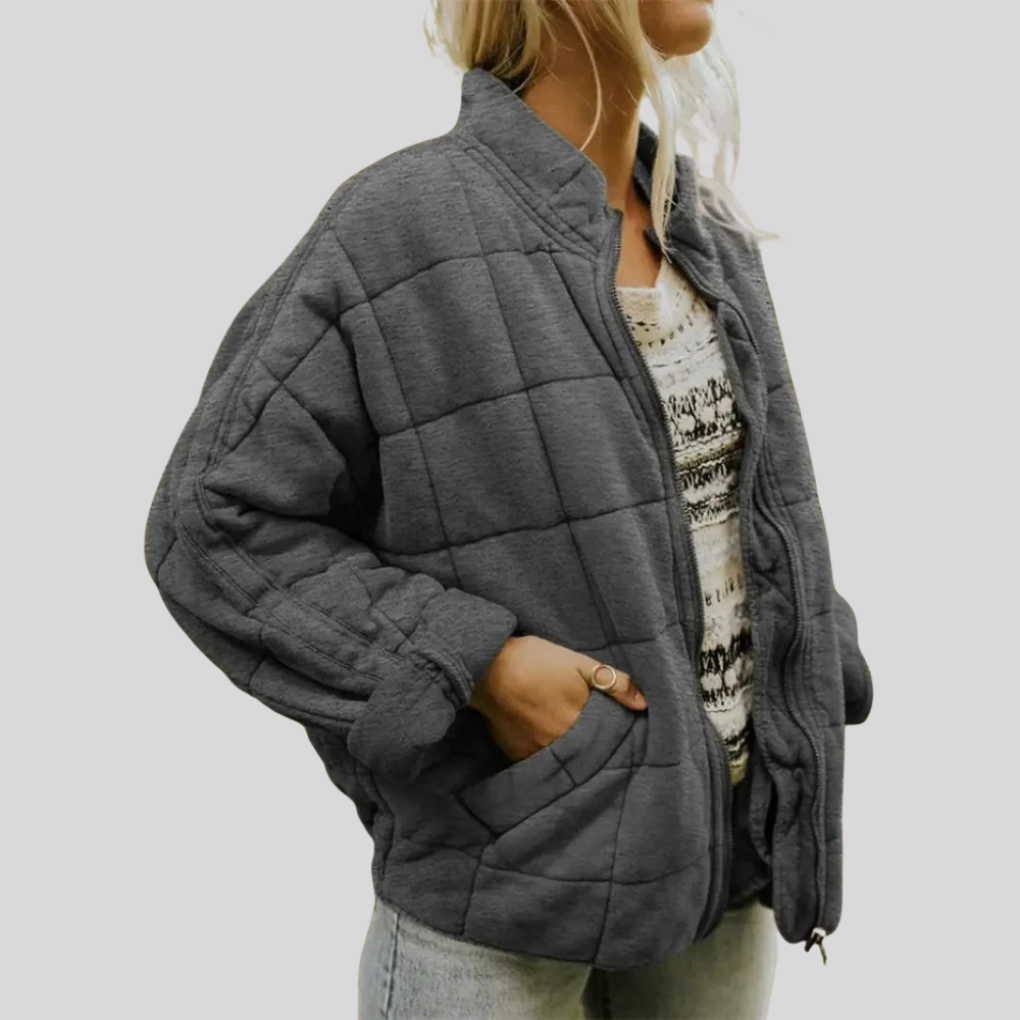 Oversized-Übergangsjacke für Damen