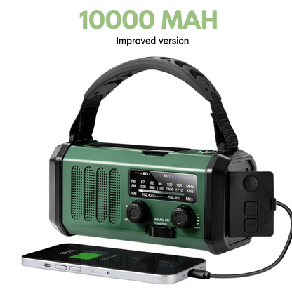 Universelles Notfall-Kurbel- und Solarradio