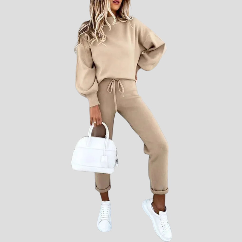 Relaxed-Fit-Trainingsanzug-Set für Damen