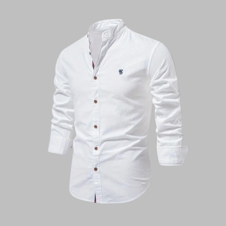Trendiges Langarm-Poloshirt für Herren