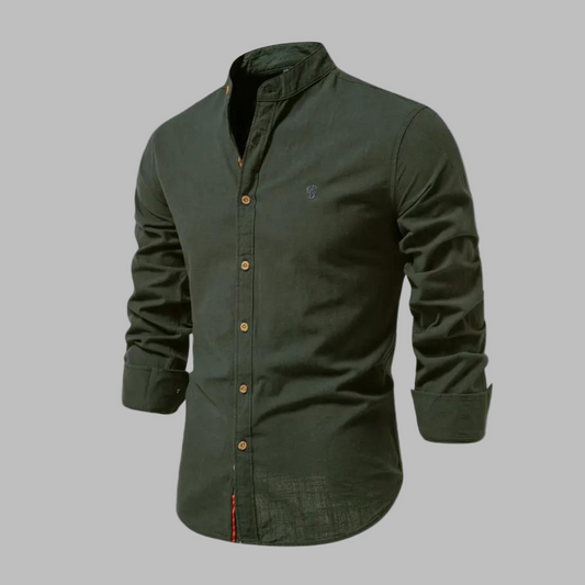 Trendiges Langarm-Poloshirt für Herren