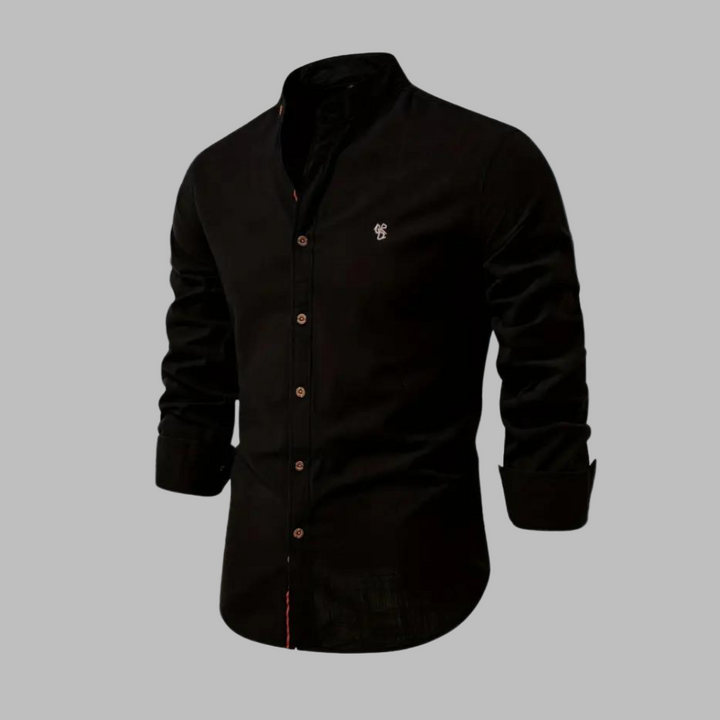 Trendiges Langarm-Poloshirt für Herren