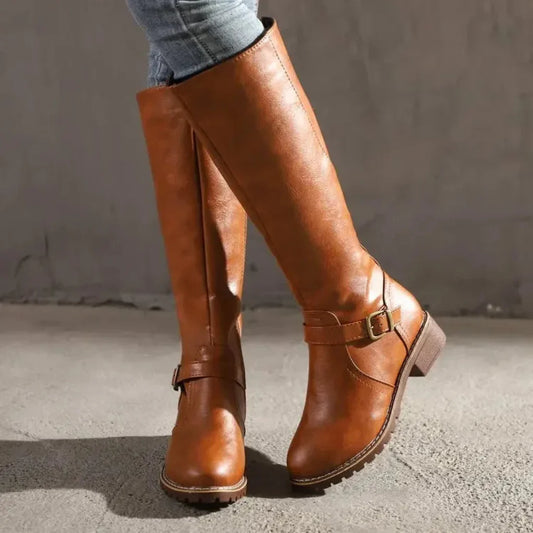 Elegante Damen Lederstiefel für jeden Anlass