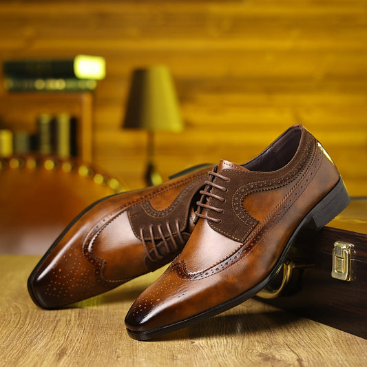 Elegante Herren Businessschuhe aus Leder