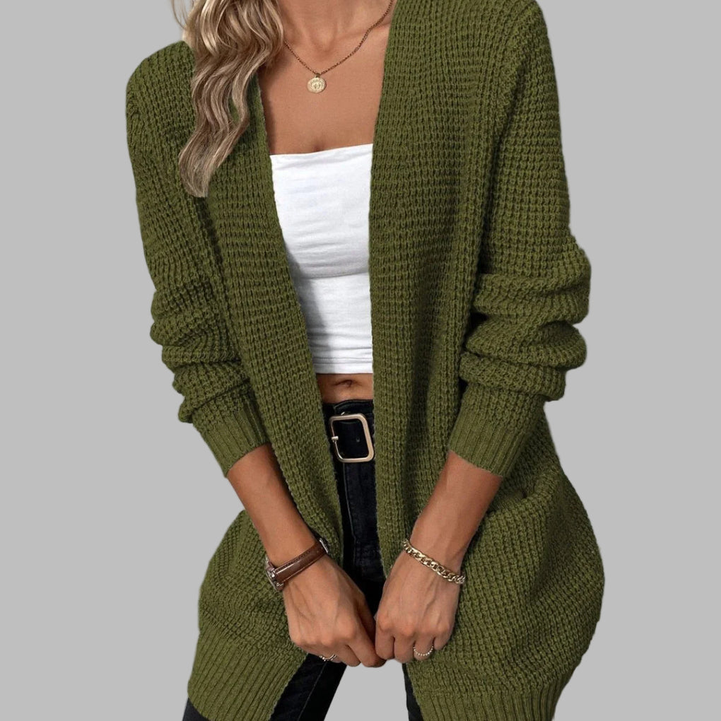 Langarm-Cardigan für Damen | Klassischer Stil