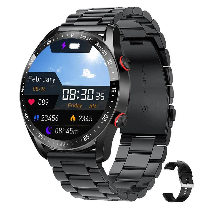 Glukosemesser & Gesundheitsmonitor in einer eleganten Smartwatch