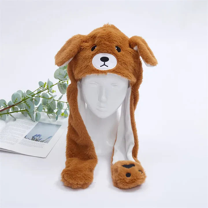 Bounce Bunny – Süße Mütze mit beweglichen Ohren für Spaß und Wärme