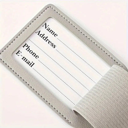 Individueller Gepäckanhänger aus Leder