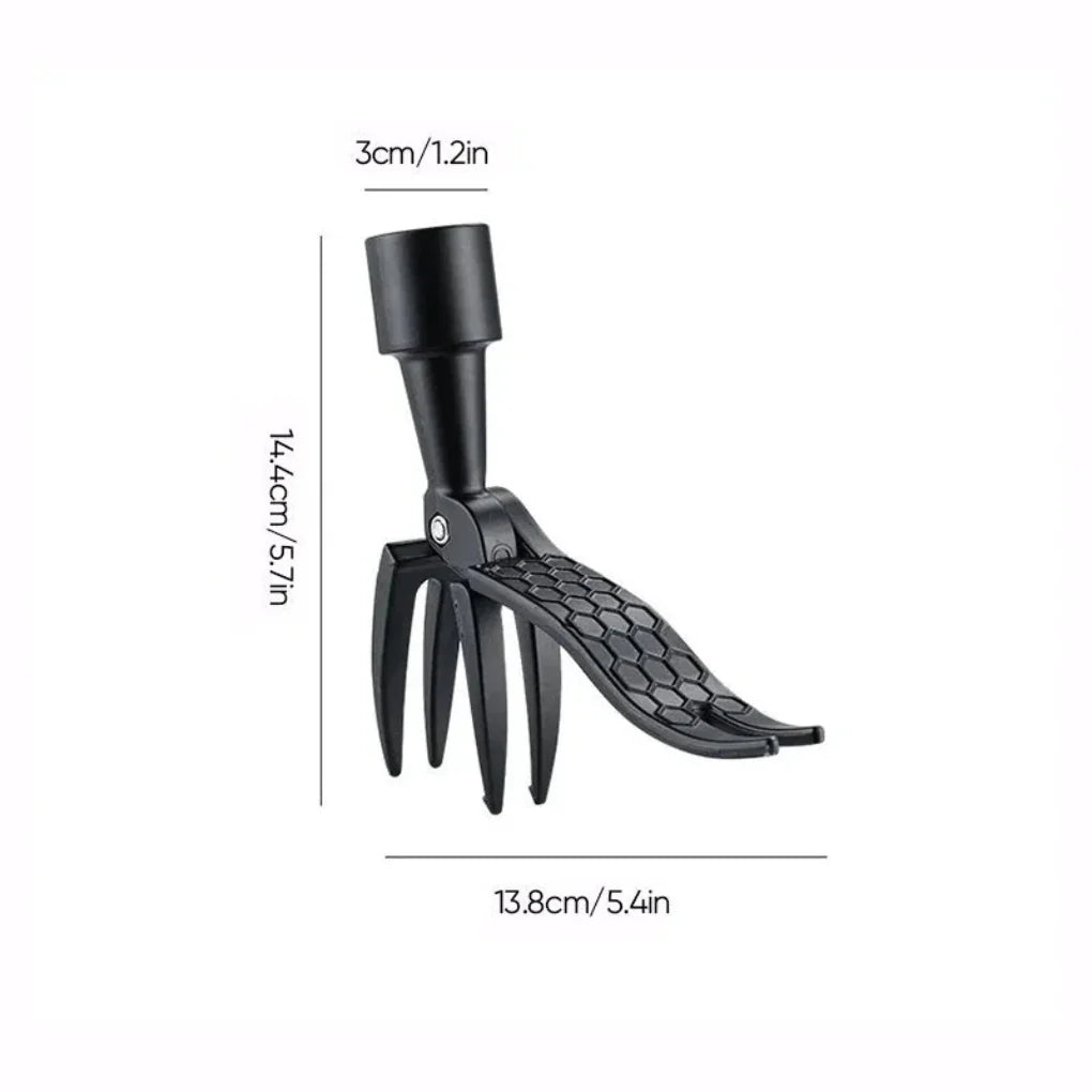 Unkrautstecher mit verstellbarem, langem Griff und abnehmbarem Edelstahlgriff