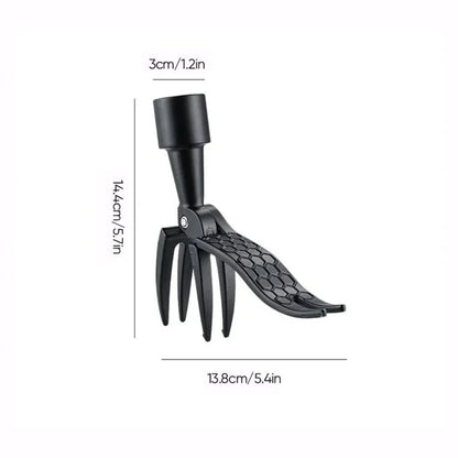 Unkrautstecher mit verstellbarem, langem Griff und abnehmbarem Edelstahlgriff