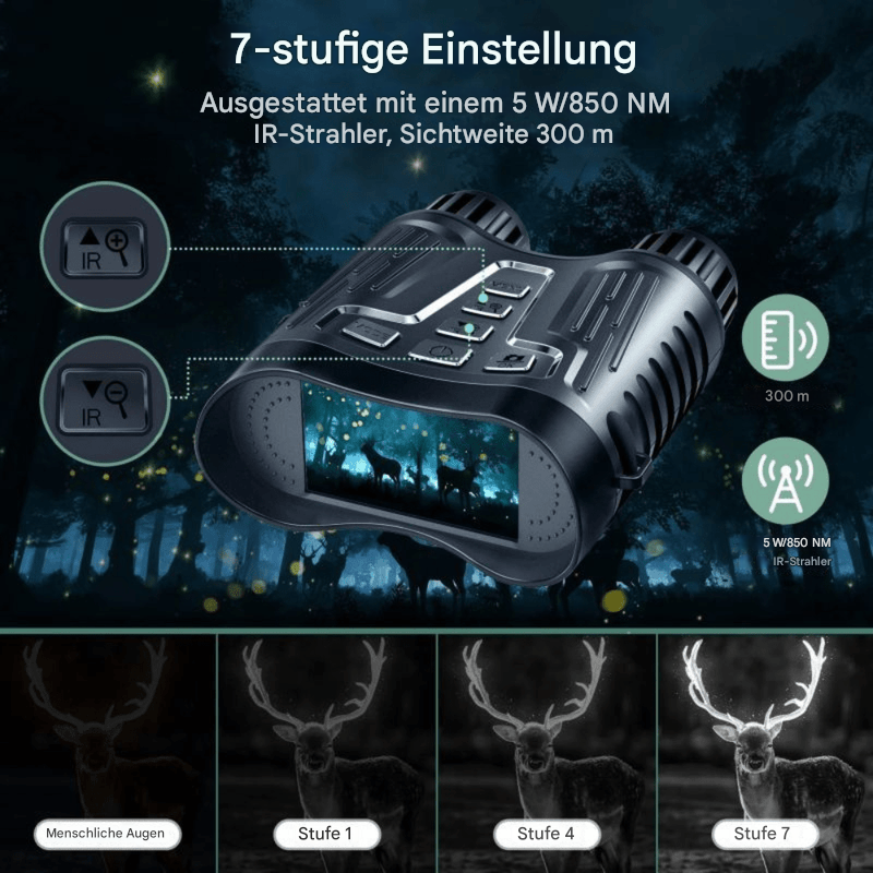 Ultra HD-Nachtsicht-IR-Fernglas