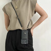Crossbody-Telefonhülle aus Leder – Mit Umhängeband und integriertem Kartenhalter