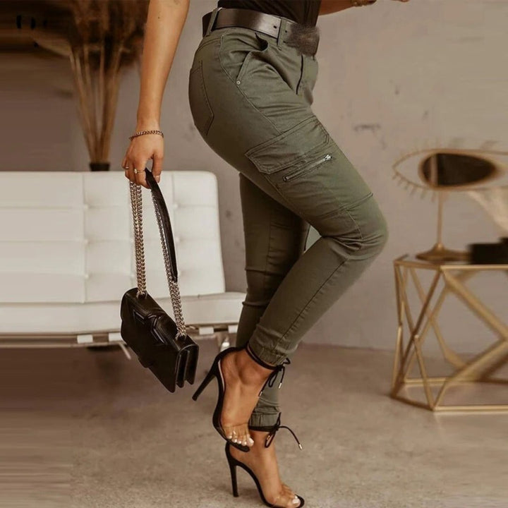 Skinny Cargo-Jogginghose für Damen