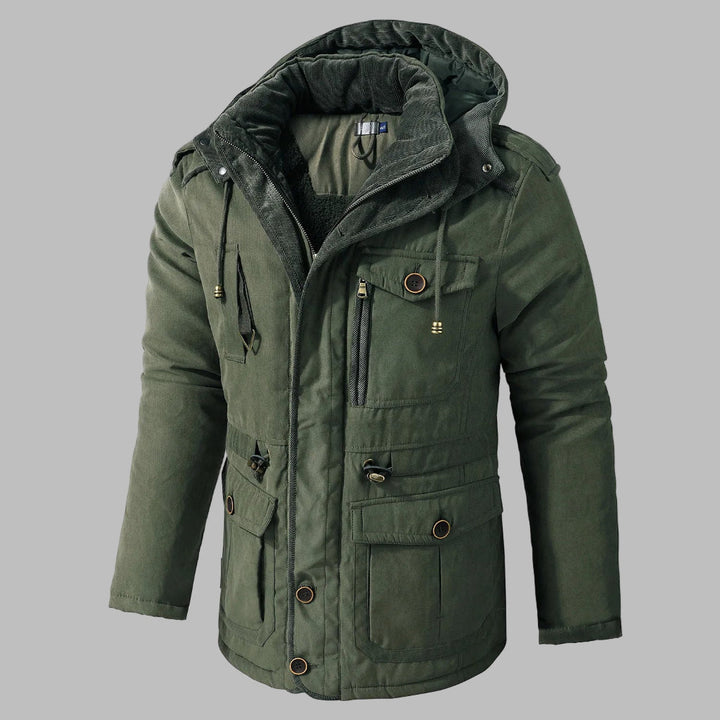 Winterjacke mit mehreren Taschen für Herren