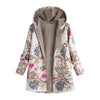 Lange Damen Frühlingsjacke mit Kapuze und Fronttaschen