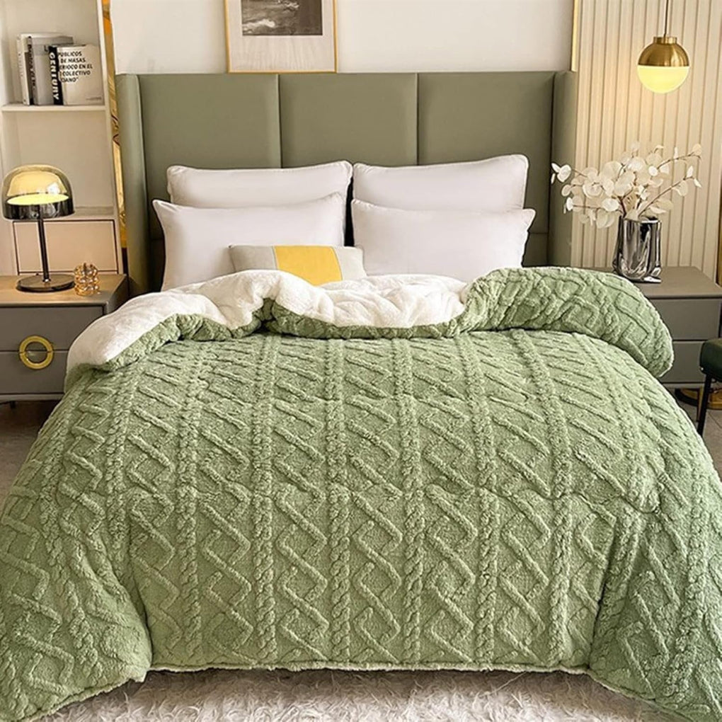 Luxuriöse, superdicke, warme Winterdecke