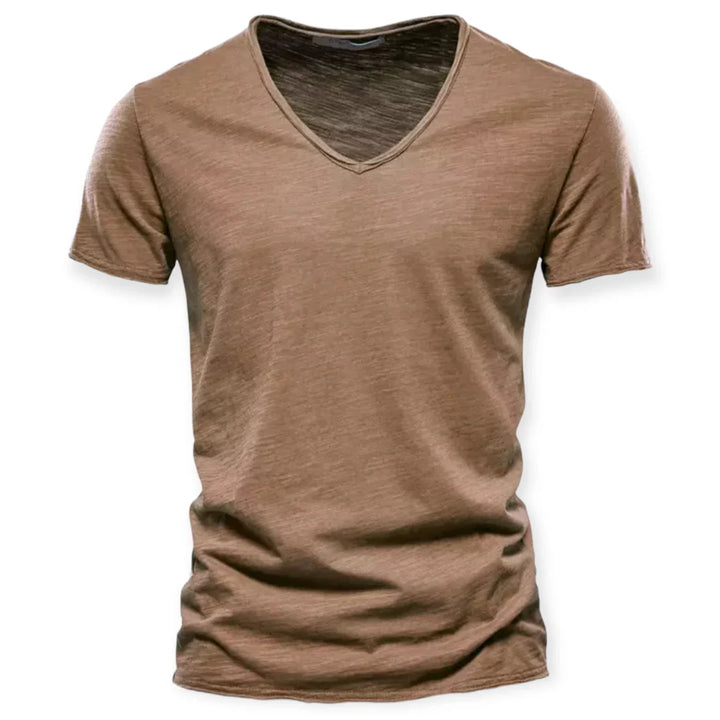 Casual Herren-T-Shirt mit V-Ausschnitt