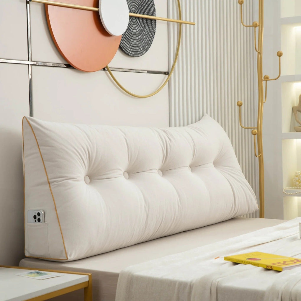 Luxuriöses, schickes Keilkissen