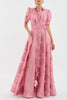 Damenkleid mit kurzen Puffärmeln