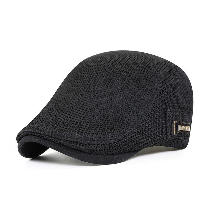 Klassische Herren-Flatcap aus atmungsaktiver Baumwolle