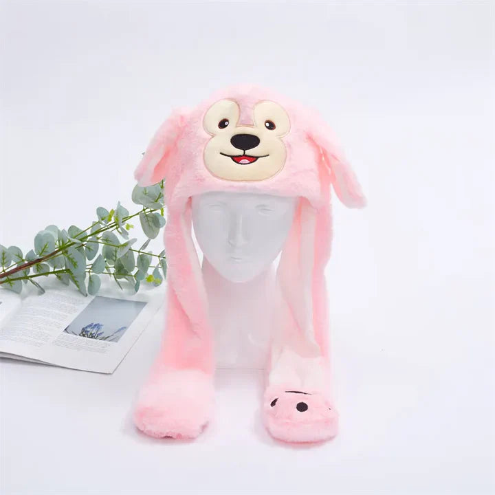 Bounce Bunny – Süße Mütze mit beweglichen Ohren für Spaß und Wärme