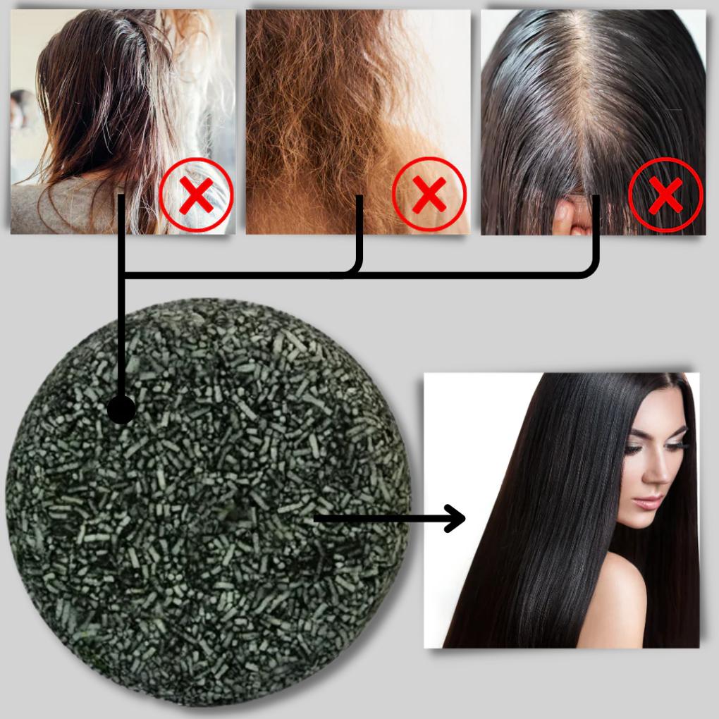 Natürlicher fester Shampoo-Riegel, 69 g – Aufhellung für weißes Haar