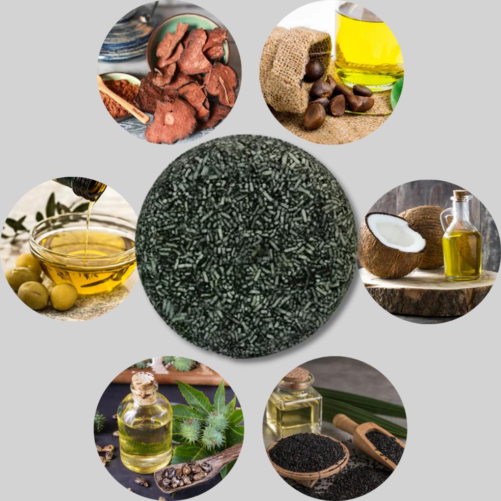 Natürlicher fester Shampoo-Riegel, 69 g – Aufhellung für weißes Haar